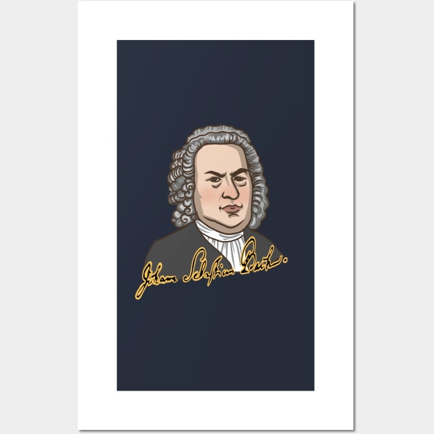 JS Bach Wall Art by KatiaMart